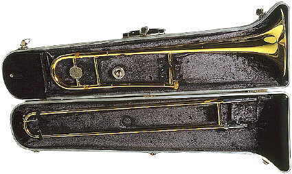 Posaune in Koffer